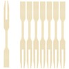EXNIMA, 50, 100 or 300 Bamboo Forks, Ecological Toothpicks with