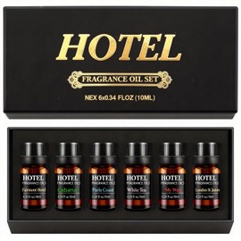 Hotel Collection Luxury Scent for Diffuser Oils Set Inspired by Iconic 5-Star Hotels- Aromatherapy Essential Oils for Diffuser & Home Scenting