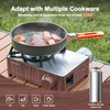 Odoland 7500BTU Camping Butane Stove with Compact Carry Case, CSA