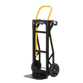 Harper Trucks PJDY2223AO Nylon Convertible Hand Truck,Black With Yellow Handle,30 Inch