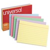 Index Cards 4 x 6 Blue/Salmon/Green/Cherry/Canary 100/Pack