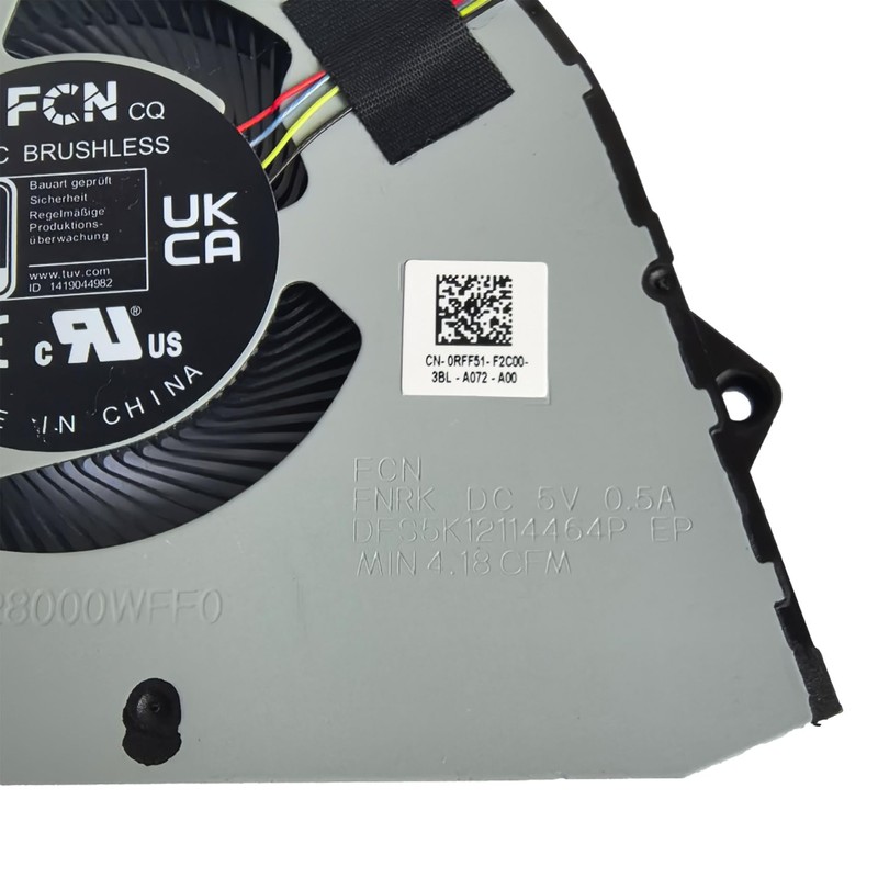WWGTMC Replacement CPU Cooling Fan for Dell Inspiron 15 3510