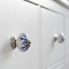 Nicola Spring Ceramic Cupboard Drawer Handle Knobs - Floral Design