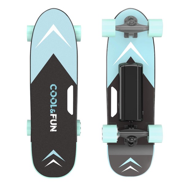 Cool&Fun Electric Skateboard, Brushless Motor Electric Skateboard with Remote, 10MPH
