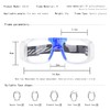 SooGree Sports Glasses Adjustable Elastic Wrap Eyewear For Soccer Basketball