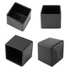 bociloy 12Pcs Square Chair Leg Caps, Flexible PVC Chair Leg