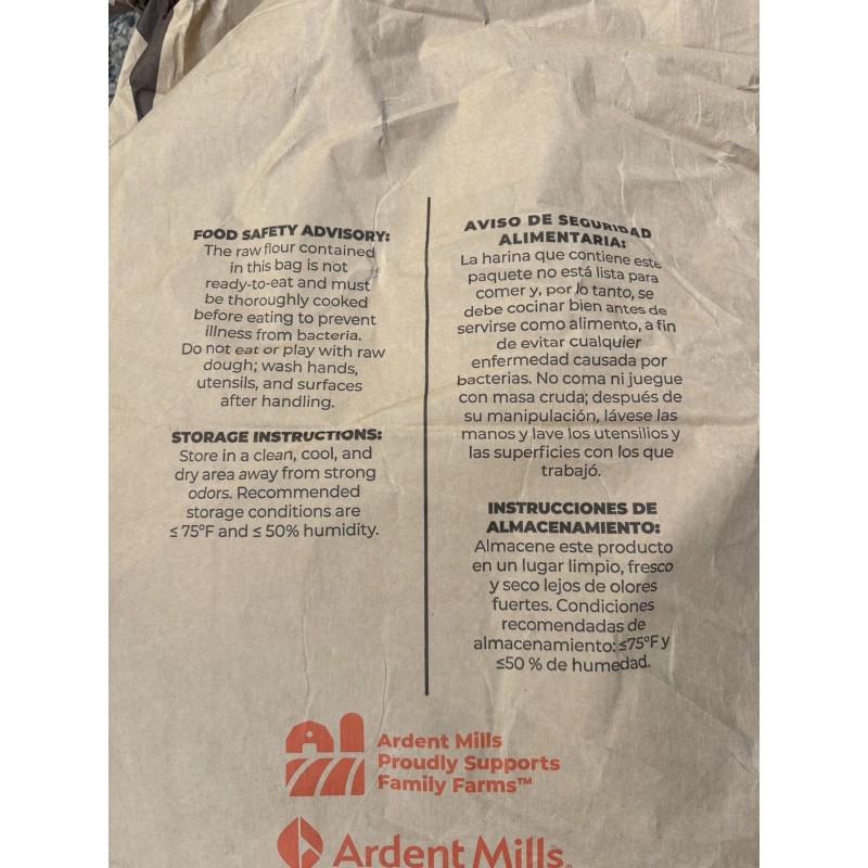Ardent 5 LB Stone Ground Whole Wheat flour
