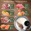 SURLABA WiFi Sous Vide Cooker, 1100W Precision Cooker, Slow Water