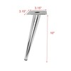 Geesatis Oblique Silver Furniture Legs Height 250 mm / 10