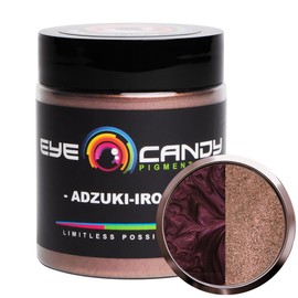 Eye Candy Premium Mica Pigment Powder "Adzuki-IRO Red" (25G) Multipurpose DIY Arts and Crafts Additive | Epoxy, Resin Art, Nail Polish, Paint, Slime, Bath Bombs, Cosmetics