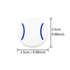 HZ Yihai Autumn 8 Pcs Tennis Shape Vibration Dampener，Tennis Racket Shock Absorber，Tennis Racket Vibration Dampeners，Antivibrador Raqueta De Tenis，Racquet Accessories，Great for Tennis Players