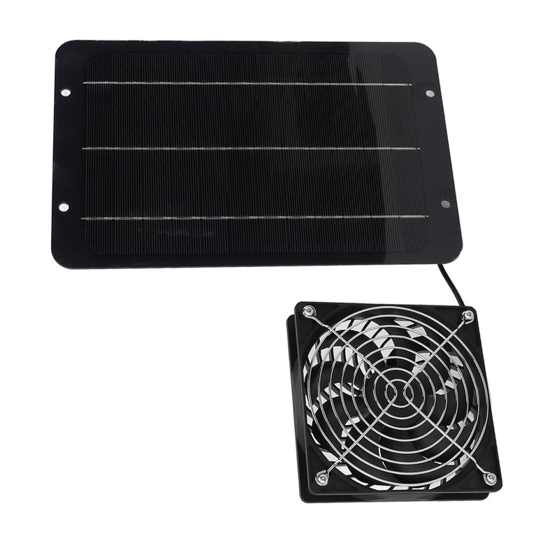 7W 12V Solar Panel Fan Kit Monocrystalline Silicon Saving Energy