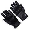 Leatherick Thunder Grip Men's Summer Gloves (Vintage Black, L)