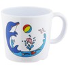 Nagao Unbreakable Children's Cup, 6.8 fl oz (200 ml), Dolphin,