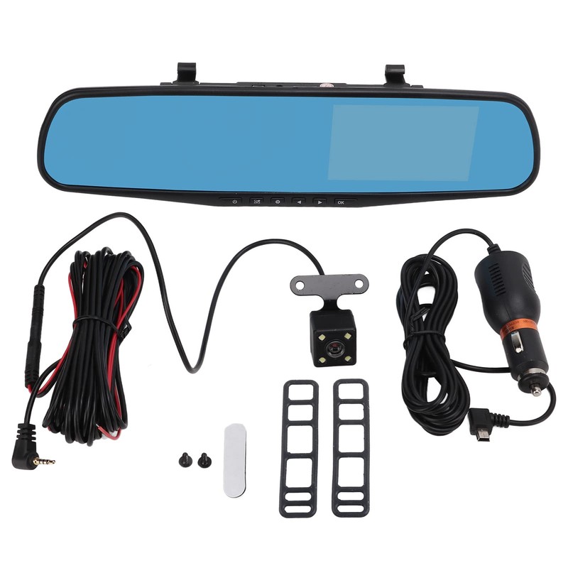 Cámaras de Espejo Retrovisor, Lente Doble de Cámara de Respaldo