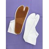 Festival Tabi Socks, Rubber Soles, 4 Pieces, White, white