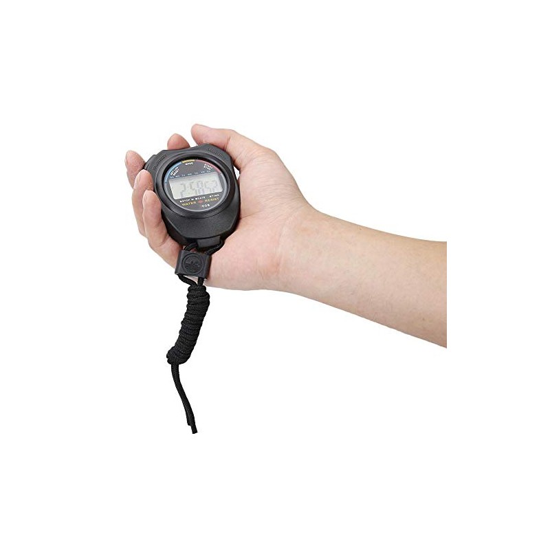 Sports Stopwatch Timer Multifunctional Digital Handheld Stopwatch 2 Pcs