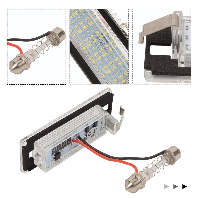 Anlseiod Number Plate Light for Ducato Bus 2006-2019 Box 2006-2019