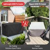 Youlvy Fire Pit Cover Rectangular 42 Inch - Waterproof Outdoor
