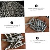 BESPORTBLE 40pcs Aluminum Arrow Nock Tails Durable Replacement Ends for
