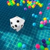 Giant Inflatable Dice, GLADFRESIT 32cm Inflatable Dice Toys for Games