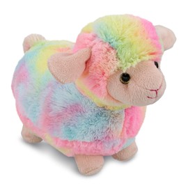 DolliBu Rainbow Sheep Stuffed Animal – Soft Huggable Sheep Stuffed Toy, Adorable Playtime Fantasy Plush Toy, Cute Cuddle Gifts for Kids and Adults – 8 Inch