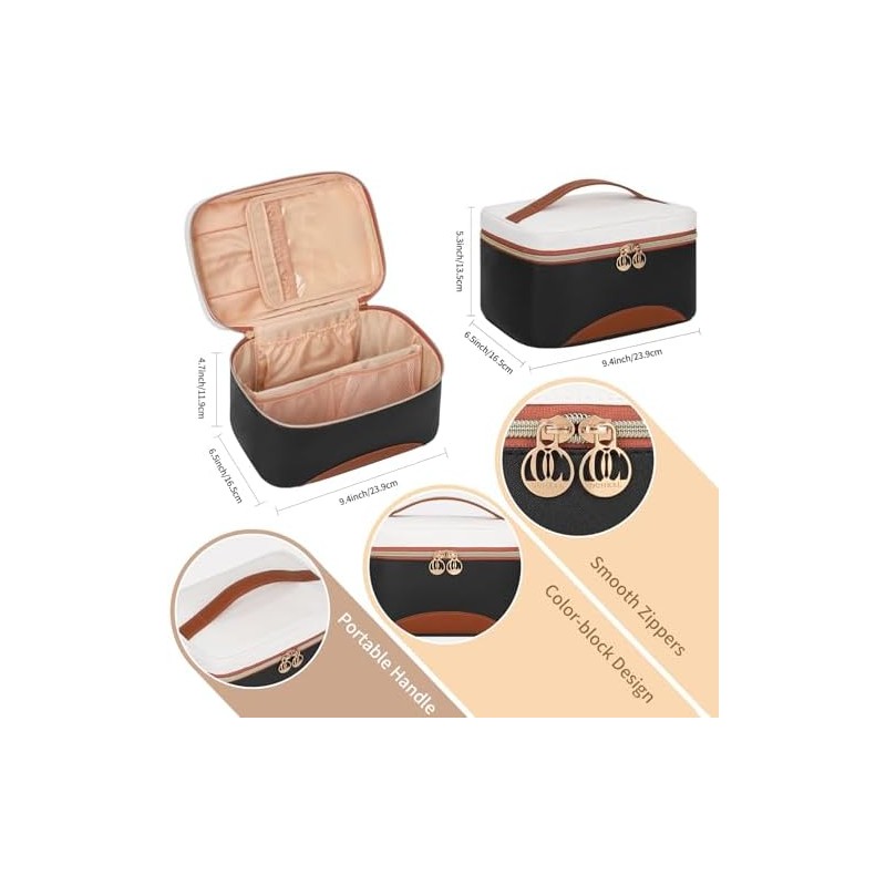 Makeup Brush Holder Travel, Compact Lightweight Accessory for Travel and