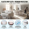 6 Pack 12 x 9 Ft Plastic Drop Cloth for