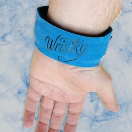 Petmotion Wristky® Ergonomic Wrist Support Strap – Relieve Pain from Typing, Gym, or Carpal Tunnel | Breathable, Anti-Slip, Adjustable Fit (BLUE SMALL)