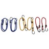 6 x fiXte Elastic Bungee Cords with Metal Hooks for