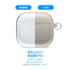 [elago] AirPods 4 Compatible Case, Transparent, Clear Cover, Carabiner Included,