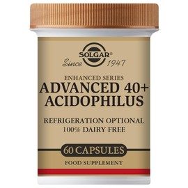 SOLGAR Solgar Advanced 40+ Acidophilus Vegetable Capsules - Pack of 120 - For People Aged 40+, With LA-5 and BB-12 - Maintains Healthy Bacteria Levels