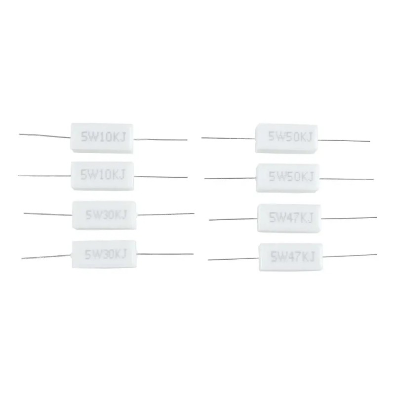 Kit Resistencias de Cemento 5W 100 a 100K Ohm 60