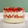 Opexscal 190oz Extra Large Glass Trifle Bowl with Lid, Modern