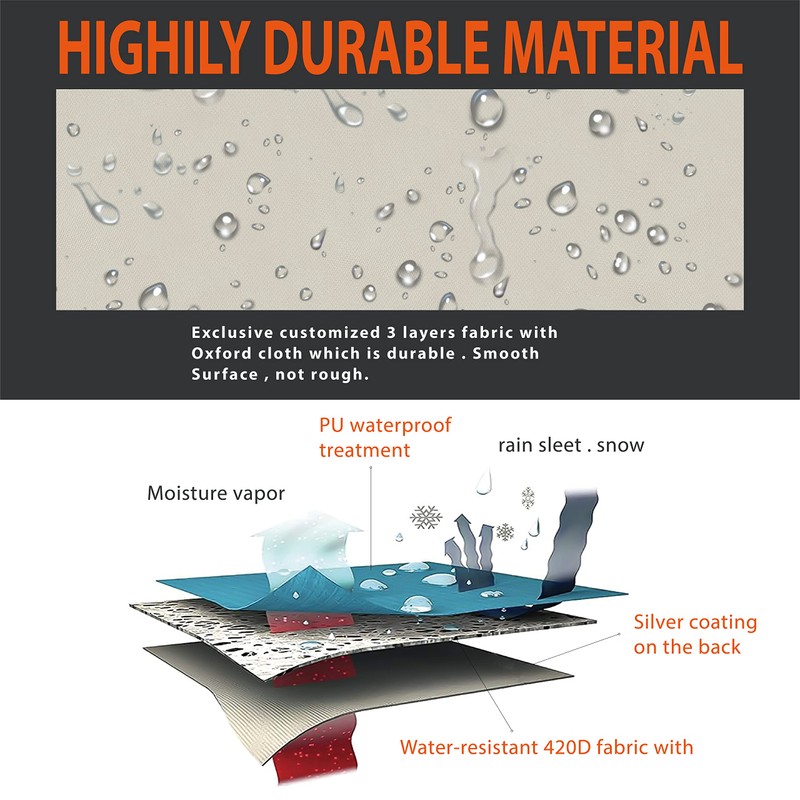 Aaaspark Folding Bed Cover Waterproof Breathable Oxford Fabric Universal Double