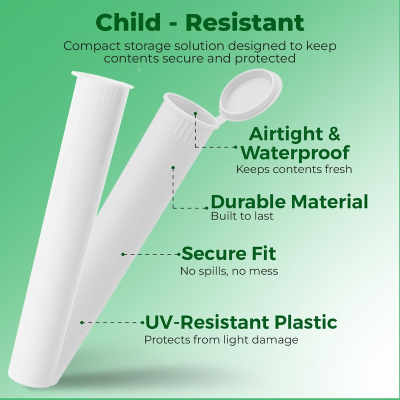 Kopperko Pop Top Tubes (116mm, 4.6 Inch 10-Pack) | Child