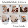 ZUKLA® Wunscherfüller Geldgeschenk Holz 13 x 10 cm - Verpackung