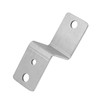 Mewutal 4pcs Z Brackets 2" × 1.5" Door Barricade Brackets