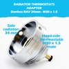 BLUMKRAFT Radiator Adapter Compatible with Danfoss RAV 34mm to M30