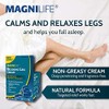 MagniLife Relaxing Leg Cream, 4 Oz, Fast-Absorbing Topical Moisturizing Cream