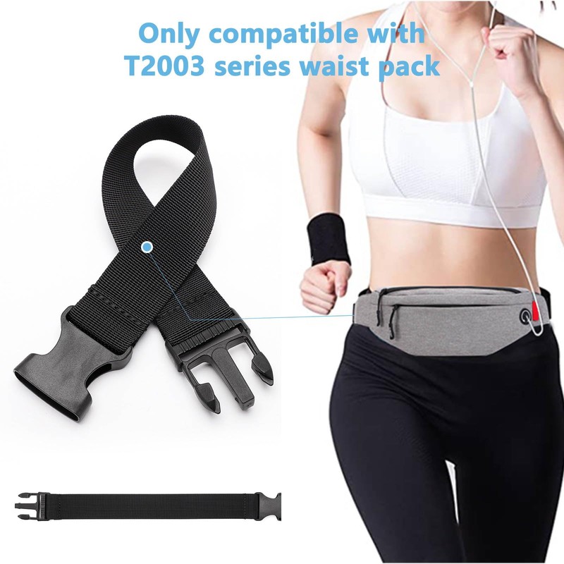 HeOTER Belt Extender for Fanny Pack Strap Extension Waist Bag