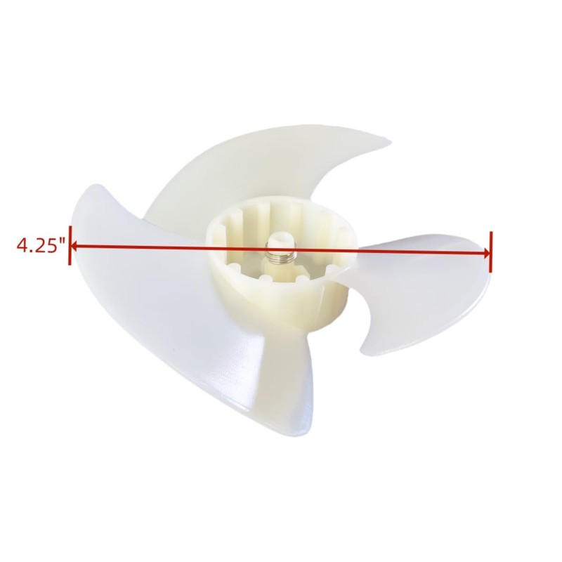 WR60X30922 Refrigerator Evaporator Fan Blade (4.25 Inch Diameter) Replacement for