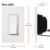 Lighting Dimmer,Decora Rocker,White