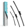3-Piece Windshield Wipers For Ford Edge 2015 2016 2017 2018