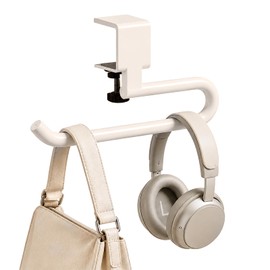 Carbon Steel Clip-On Backpack Hanger, Desk Bag Hook Holder