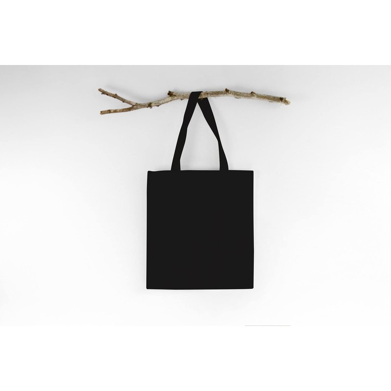 Q-TEES QTB Large Blank Heavy Duty Reusable Canvas Tote Shopping