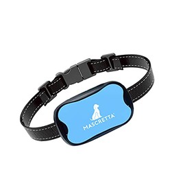 MASCRETTA Collar Antiladrido A-V2 para Perro o Cachorro. Collar de Entrenamiento amigable para educar el ladrido con Vibración y Sonido Que no daña a tu Mascota. Anti Barking Collar