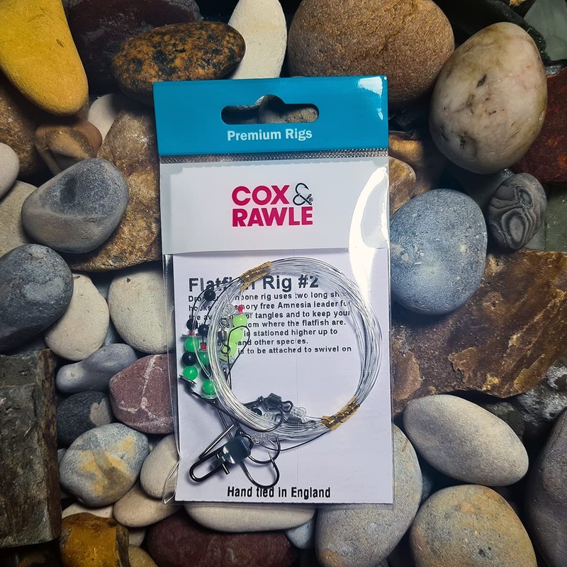 Cox & Rawle Flatfish Sea Fishing Rig (3-Hook Dropper Wishbone