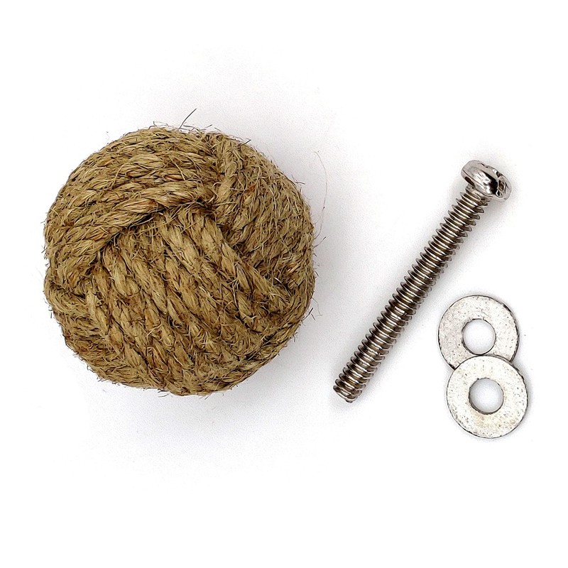 5MoonSun5's Handmade Jute Rope Door Knobs/Rope Knot Drawer Pulls and