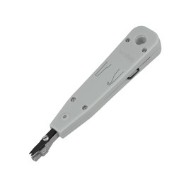 LogiLink Professional WZ0001A WZ0001A-LSA Surface-Mounted and Flush-Mounted Box Tool with Self-Tapping Contacts for Easy Network Wiring, Grey